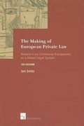 Cover: The Making of European Private Law - Intersentia Publishers