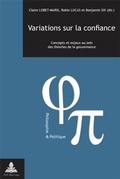 Cover: Variations sur la confiance - European Interuniversity Press