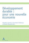 Bild: D&eacute;veloppement durable : pour une nouvelle &eacute;conomie - European Interuniversity Press