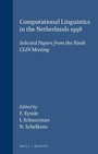 Cover: Computational Linguistics in the Netherlands 1998 - Rodopi