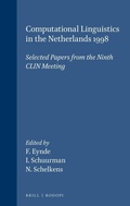 Cover: Computational Linguistics in the Netherlands 1998 - Rodopi