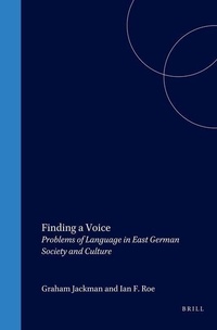 Enlarge image Cover: Finding a Voice - Rodopi
