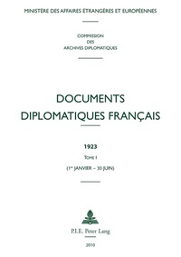 Abbildung von: Documents diplomatiques français - European Interuniversity Press