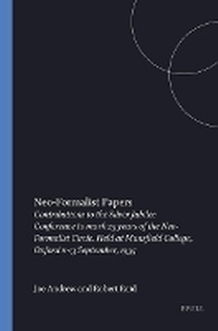 Enlarge image Cover: Neo-Formalist Papers - Rodopi
