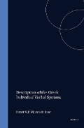 Cover: Description of the Greek Individual Verbal Systems - Rodopi