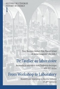 Cover: De l'atelier au laboratoire / From Workshop to Laboratory - Presses Interuniversitaires Europeennes