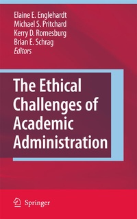Enlarge image Cover: The Ethical Challenges of Academic Administration - Springer