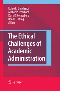 Enlarge image Cover: The Ethical Challenges of Academic Administration - Springer