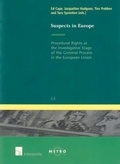 Cover: Suspects in Europe - Intersentia Publishers