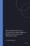 Cover: Dutch Contributions to the Twelfth International Congress of Slavists - Rodopi