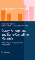 Cover: Glassy, Amorphous and Nano-Crystalline Materials - Springer