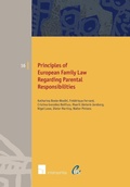 Cover: Principles of European Family Law Regarding Parental Responsibilities - Intersentia Publishers