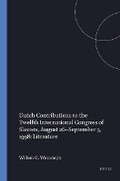 Cover: Dutch Contributions to the Twelfth International Congress of Slavists - Rodopi