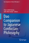 Cover: Dao Companion to Japanese Confucian Philosophy - Springer