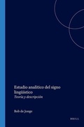 Cover: Estudio analitico del signo lingueistico - Rodopi
