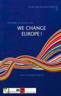 Enlarge image Cover: We Change Europe! - Intersentia Publishers