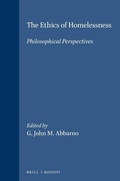 Cover: The Ethics of Homelessness - Rodopi