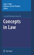 Cover: Concepts in Law - Springer