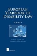 Cover: European Yearbook of Disability Law: 1 - Intersentia Publishers