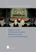 Cover: Belgium in the UN Security Council - Intersentia Publishers