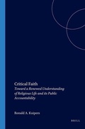 Cover: Critical Faith - Rodopi
