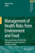Cover: Management of Health Risks from Environment and Food - Springer