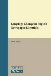 Abbildung von: Language Change in English Newspaper Editorials - Rodopi