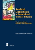 Cover: Annotated Leading Cases of International Criminal Tribunals - Intersentia Publishers
