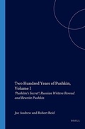 Cover: Two Hundred Years of Pushkin, Volume I - Rodopi