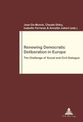 Cover: Renewing Democratic Deliberation in Europe - Presses Interuniversitaires Europeennes