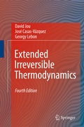 Cover: Extended Irreversible Thermodynamics - Springer
