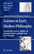 Cover: Scientia in Early Modern Philosophy - Springer