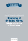 Cover: Democracy at the United Nations - Presses Interuniversitaires Europeennes