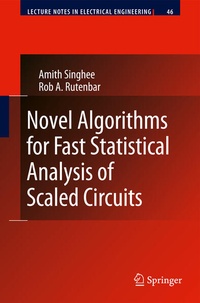 Enlarge image Cover: Novel Algorithms for Fast Statistical Analysis of Scaled Circuits - Springer