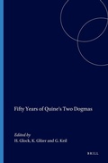 Cover: Fifty Years of Quine's Two Dogmas - Rodopi