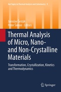 Cover: Thermal analysis of Micro, Nano- and Non-Crystalline Materials - Springer