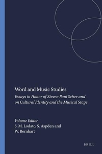 Enlarge image Cover: Word and Music Studies - Rodopi