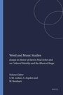 Cover: Word and Music Studies - Rodopi
