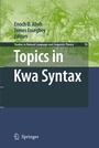 Cover: Topics in Kwa Syntax - Springer