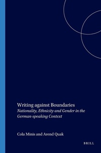 Enlarge image Cover: Writing against Boundaries - Rodopi