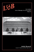 Cover: Artistic Research - Rodopi