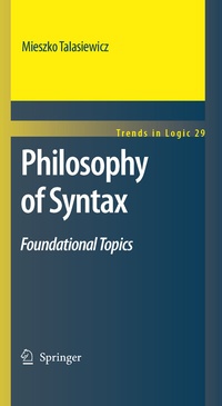 Enlarge image Cover: Philosophy of Syntax - Springer