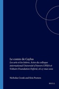 Cover: Le comte de Caylus - Rodopi