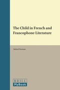Cover: The Child in French and Francophone Literature - Rodopi