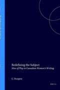 Cover: Redefining the Subject - Rodopi