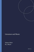 Cover: Literature and Music - Rodopi