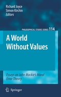 Cover: A World Without Values - Springer