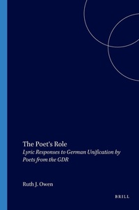Abbildung von: The Poet's Role - Rodopi