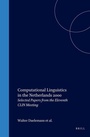 Cover: Computational Linguistics in the Netherlands 2000 - Rodopi