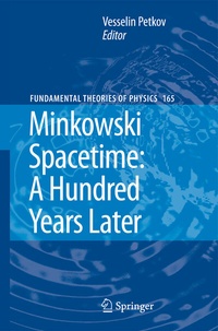 Enlarge image Cover: Minkowski Spacetime: A Hundred Years Later - Springer